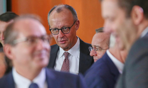 Friedrich Merz vor Kabinettssitzung (Archiv)
