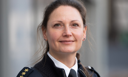Polizeidirektorin Carmen Scholze.