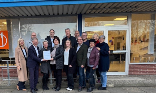 Freude bei allen Beteiligten über den Erhalt des Tafel-Standorts.