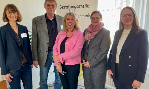 v. l. n. r.: Ulrike Hippler, Jürgen Siegmund, Annette Schütze, Dr. Christina Rentzsch und Heike Otto