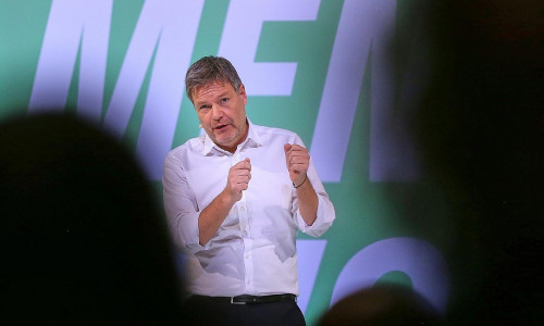 Robert Habeck im Wahlkampf (Archiv)