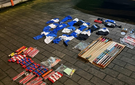 Die beschlagnahmten Gegenstände.