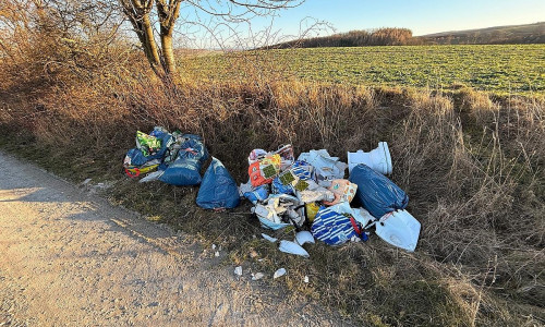 Bild von der Müllentsorgung