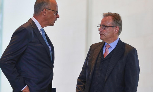 Friedrich Merz und Bart De Wever (Archiv)