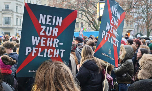 Anti-Wehrdienst-Demo am 05.12.2025