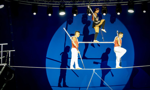 Die Zuschauer bekamen tolle Akrobatik geboten.