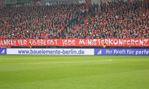 Protest der Fans von Union Berlin am 29.11.2025