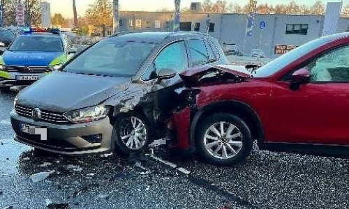 Unfallstelle B 73 Buxtehude (Archiv)