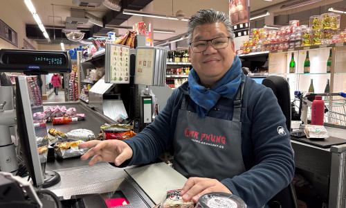 Xuong Ly Phung betreibt einen Asia-Supermarkt in Braunschweig.