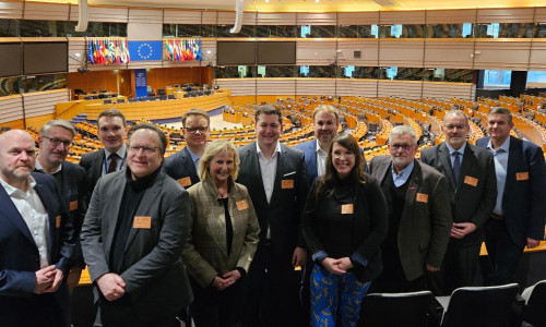 Die Braunschweiger Delegation mit Oberbürgermeister Dr. Thorsten Kornblum.