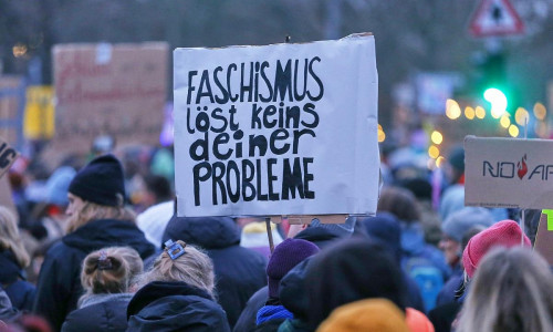 Großdemo gegen die CDU und AfD am 02.02.2025