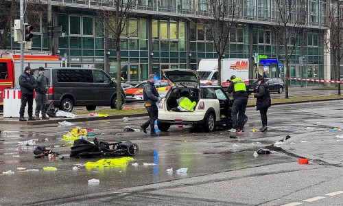 Autoattacke in München am 13.02.2025