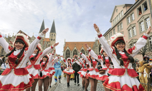 Närrisches Treiben in der Innenstadt: Am 2. März zieht der 47. Schoduvel durch Braunschweig.