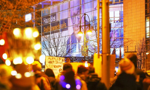 Demo vor der CDU-Parteizentrale am 02.02.2025