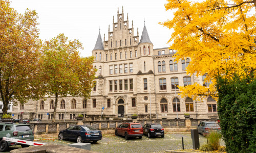 Das Oberlandesgericht am Ruhfäutchenplatz.