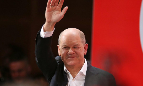 Olaf Scholz am 23.02.2025