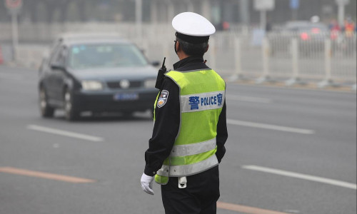 Polizist in China (Archiv)