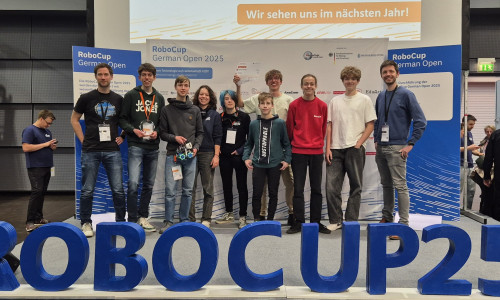 GiS-Schüler beim Robocup25.