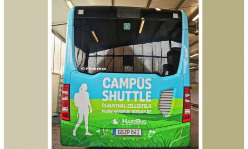 Der Shuttle-Bus steht bereit.