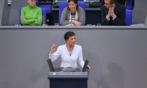 Sahra Wagenknecht am 13.03.2025