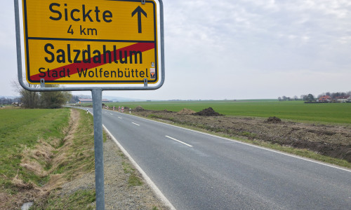 Zwischen Salzdahlum und Sickte entsteht ein neuer Radweg. 