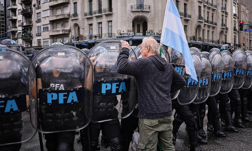 Proteste in Argentinien am 12.03.025