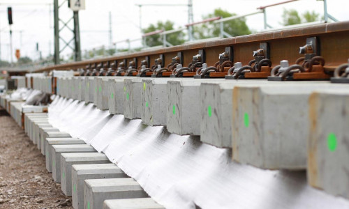 Gleise an einer Baustelle der Deutschen Bahn (Archiv)