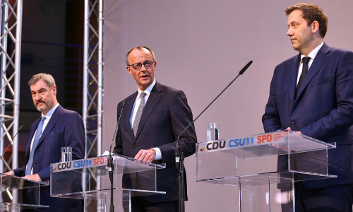 Söder, Merz, Klingbeil (Archiv)