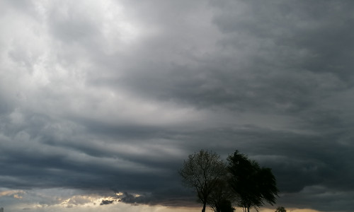 Gewitterwolken (Symbolbild).