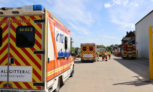 Mehrere Mitarbeiter mussten ins Krankenhaus gebracht werden.