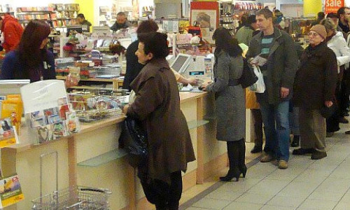Verkauf in einem Kaufhaus (Archiv)