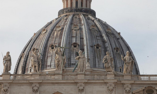Kuppel des Petersdom am Vatikan