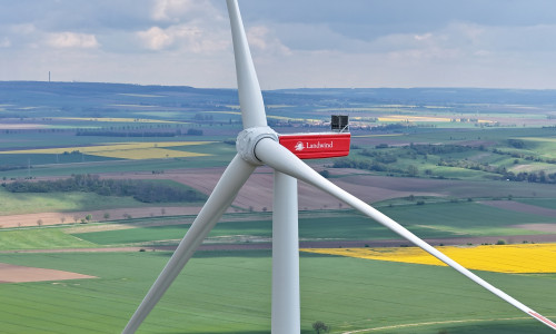 Windenergieanlage des Herstellers Nordex in Gevensleben.
