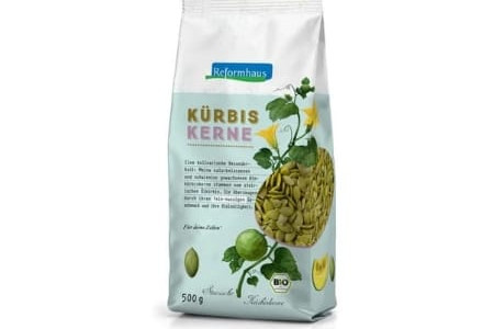 Die zurückgerufenen Kürbiskerne.