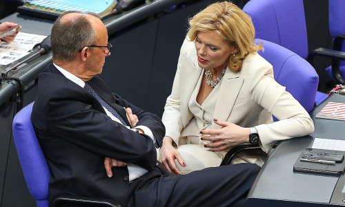 Friedrich Merz und Julia Klöckner (Archiv)