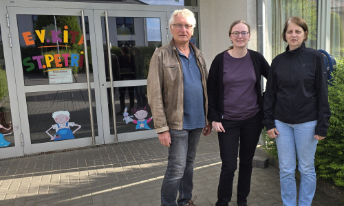 Mitglieder der Ratsfraktion der GRÜNEN in der Gemeinde Sickte (von links): Holger Barkhau, Jantje Letas, Maren Battenberg
