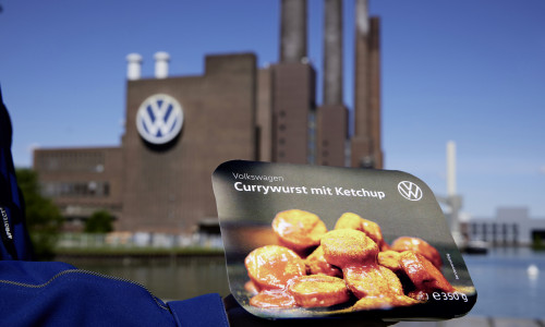Die neue VW-Wurst für die Mikrowelle.