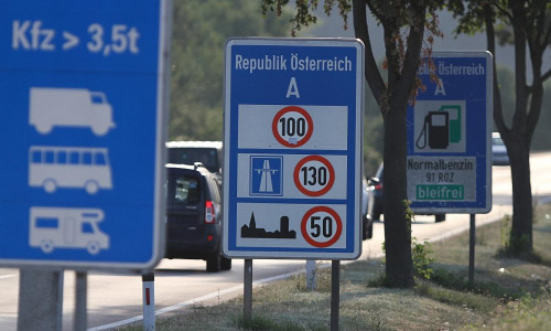 Österreichischer Grenzüberang (Archiv)