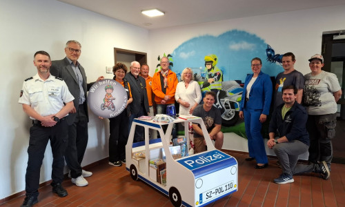 Das Polizei-Kinderauto.