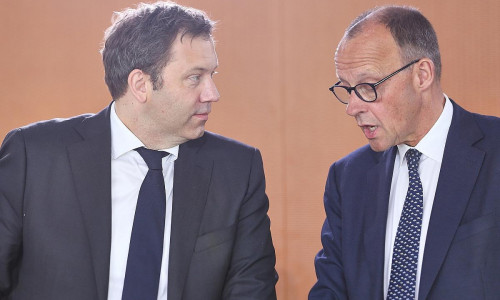 Lars Klingbeil und Friedrich Merz (Archiv)