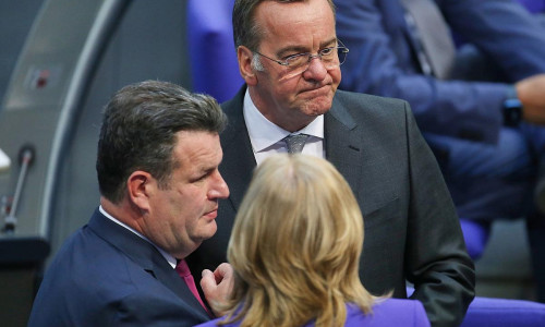 Hubertus Heil, Boris Pistorius, Bärbel Bas am 06.05.2025