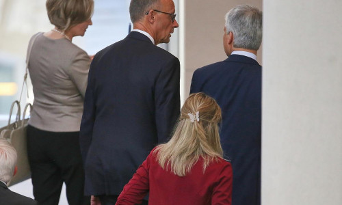 Friedrich Merz geht raus am 06.05.2025