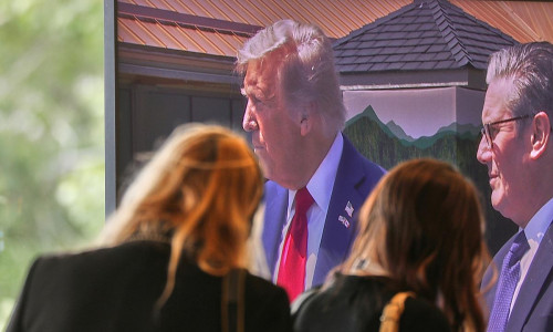 Donald Trump und Keir Starmer am 16.06.2025