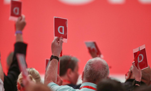 Abstimmung auf SPD-Parteitag am 28.06.2025