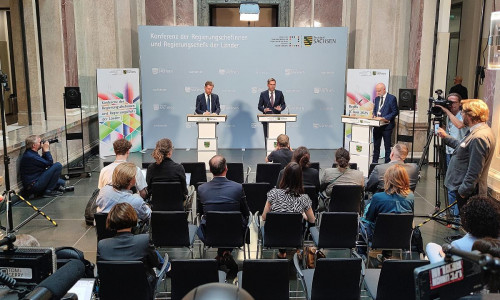 Michael Kretschmer und Olaf Lies am 05.06.2025