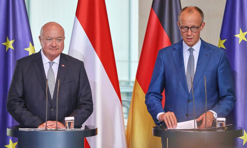 Christian Stocker und Friedrich Merz am 27.06.2025