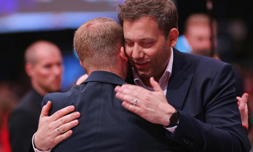 Tim Klüssendorf und Lars Klingbeil am 27.06.2025