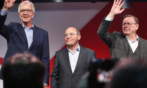 Mission Silberlocke: Dietmar Bartsch, Gregor Gysi, Bodo Ramelow (Archiv)