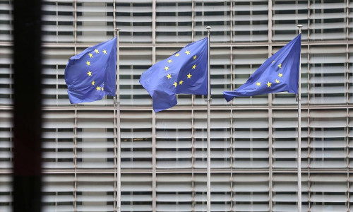 EU-Fahnen am 26.06.2025