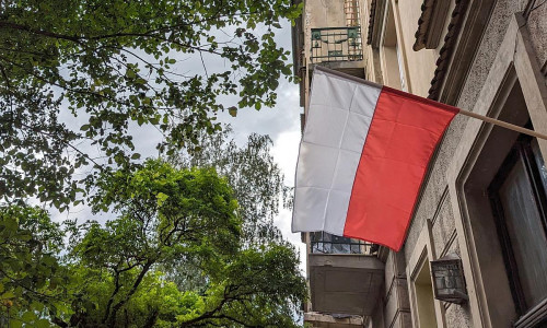 Fahne von Polen (Archiv)